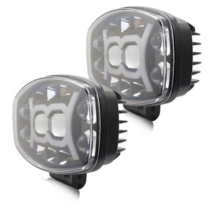ไฟหน้ารถบรรทุกขนาด 10 นิ้ว ไฟ LED สำหรับรถออฟโรด 12-36V พร้อมสวิตช์ควบคุมสำหรับการใช้งานทั่วไป - Product Image 4