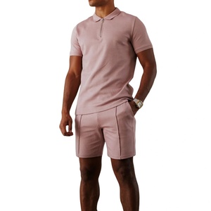 OEM Vente en gros T-shirts de luxe pour hommes 100% Coton Coupe ajustée Col montant Anti-boulochage Haute qualité Confortable Tricoté Classique - Product Image 2