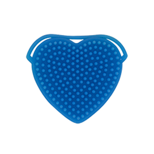 Cepillo facial de silicona en forma de corazón para champú de bebé Masaje y limpieza Limpiador de herramientas de maquillaje - Product Image 4