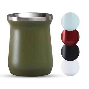 240ml Stainless Steel Double Wall Vacuum Insulated Beer Mug Tumbler,Insulated Mate Cup Keep <b>Drink</b> Cold and <b>Hot</b> - Product Image 5