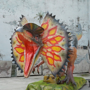 Trung Quốc nhà máy quy mô lớn điện-powered mô phỏng animatronic khủng long dilophosaurus mô hình cho công viên chủ đề triển lãm - Product Image 3