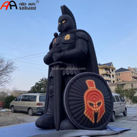 Modèle de guerrier spartiate gonflable géant personnalisé, personnage romain avec épée et bouclier pour la décoration d'événements thématiques et d'expositions