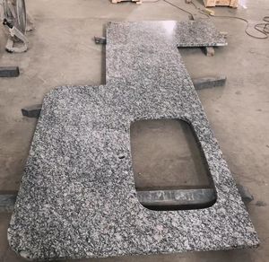 Piano di Lavoro per <span class=keywords><strong>Cucina</strong></span> in Granito Bianco Spray Sea Wave, Bancone da <span class=keywords><strong>Cucina</strong></span> - Product Image 4