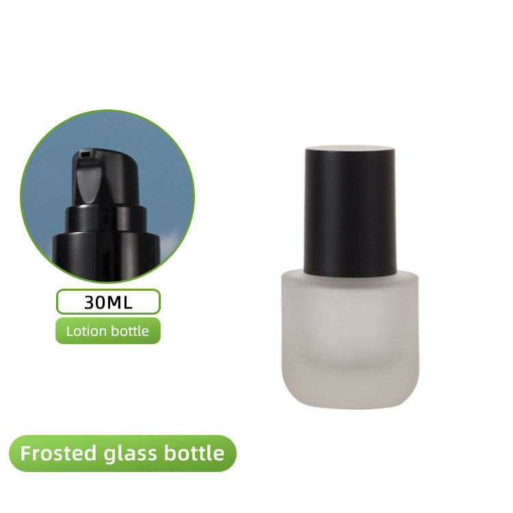 30ml xwp frosted bottle-black lotion+dull black cover