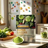 Poudre de Super Aliments Verts à Base de Feuilles d'Ashitaba Naturelle OEM ODM pour un Soutien Nutritionnel Quotidien