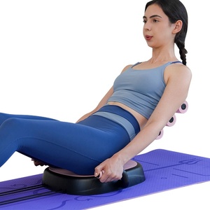 Máquina de Ejercicios Abdominales Multifuncional de Acero y PU Personalizable - Rueda Abdominal Duradera para el Hogar, para Abdominales, Pérdida de Peso y Deportes - Product Image 2