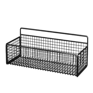 Étagère de rangement murale rectangulaire sans perçage, panier suspendu pour salle de bain, toilettes, cuisine - Product Image 5