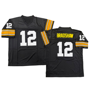 Maglia da Rugby Vintage da Uomo con Cuciture Stile Retrò Rod Woodson Donnie Shell Franco Harris Merril Hoge Lynn Swann Taglie S-3XL Spedizione Rapida - Product Image 3