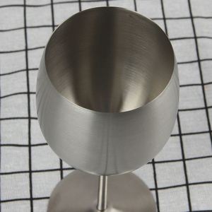 Custom Logo Metal <b>Wine</b> Glass Silver 300 ml 10 oz <b>Wine</b> <b>Goblet</b> for Beach Pool Party - Product Image 3