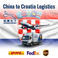 Agents de fret et partenaires logistiques en Chine, transitaire Chine-Croatie, fret porte-à-porte par avion UPS FedEx DHL