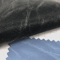Cuir végétalien écologique doux et confortable avec support en rayonne, cuir PU imperméable pour vêtements et jupes