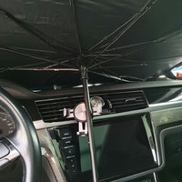 Parasol de voiture pliable portable anti-UV pour pare-brise, abri solaire pliant pour SUV, protection solaire pour vitres de voiture