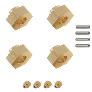 Adaptador hexagonal de rueda de latón de 3MM, 5MM, 8MM para 1/24 RC <span class=keywords><strong>Crawler</strong></span> <span class=keywords><strong>SCX24</strong></span> AXI90081 AXI00002 AXI00001 AXI00004 Gladiator - Product Image 4