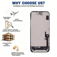 Écrans pour iPhone X Xr Xs Max 11 11pro 12mini 12 13 14 15 16 17 Pro Max – Assemblage d'écran LCD et numériseur de qualité originale