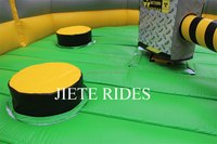 Boule de démolition gonflable de zone de démolition humaine gonflable de défi de jeux de sport pour adultes d'amusement commercial pour des événements