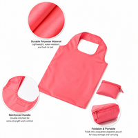 Sac fourre-tout personnalisé pliable en polyester, vente en gros, logo personnalisé, sac de shopping réutilisable écologique, fabricant OEM