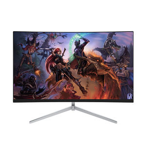 24 इंच सफेद घुमावदार 1k75hz मॉनिटर दीवार लटका डेस्कटॉप पीसी स्क्रीन मॉनिटर - Product Image 3