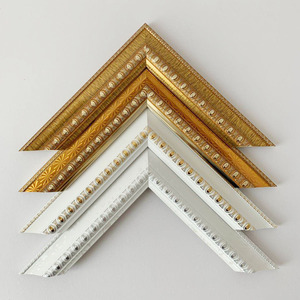 Moulures pour cadres <span class=keywords><strong>photo</strong></span> en PS argenté, style classique, pour décoration intérieure, produit phare du fabricant - Product Image 3