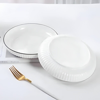 Vaisselle en céramique en gros pour la maison, les restaurants et les hôtels, assiettes en porcelaine, assiettes à dîner
