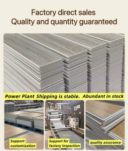 Plancher en vinyle SPC à prix avantageux, 4 mm, imperméable, pour usage intérieur en villa, <span class=keywords><strong>chêne</strong></span>, écologique, antidérapant - Product Image 5