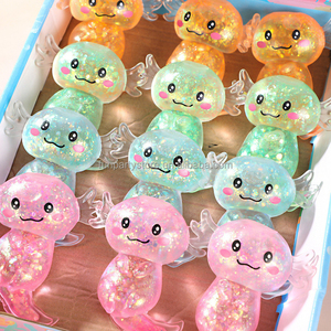 ของเล่นบีบลดความเครียดรูปอ็อกโซโลตล์น่ารัก ยืดหยุ่น นุ่มนิ่ม ช้าๆ แบบขายส่ง - Product Image 3