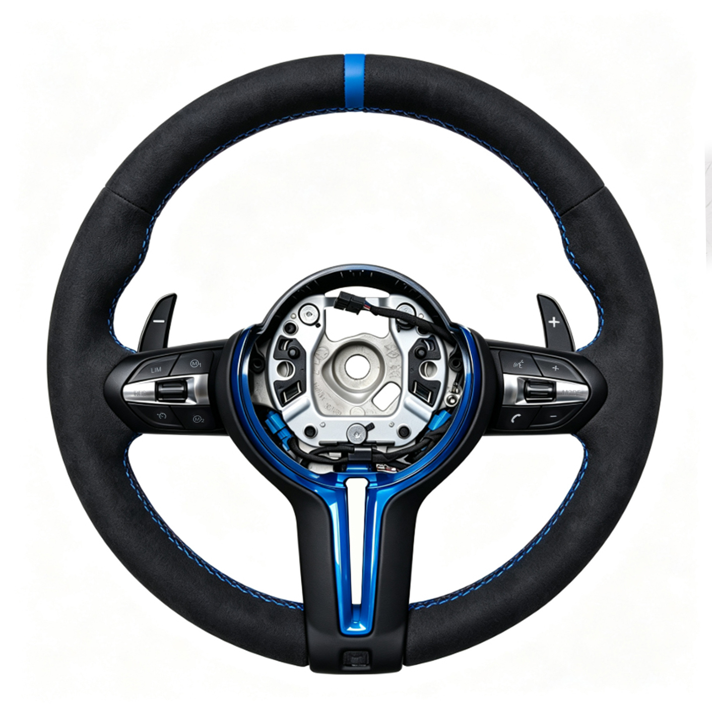 Blue+Leather Frame+Paddle