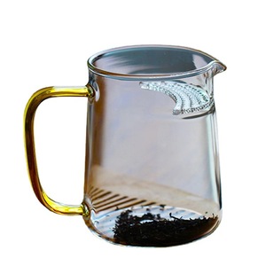 Thickened Glass Fairness <b>Cup</b> Crescent Shape <b>Tea</b> Dispenser High Borosilicate Kung Fu <b>Tea</b> <b>Set</b> Minimalist Design - Product Image 4
