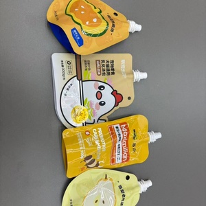 Pochette recyclable personnalisée pour liquide vaisselle biodégradable et réutilisable avec bec verseur emballage de boisson - Product Image 3