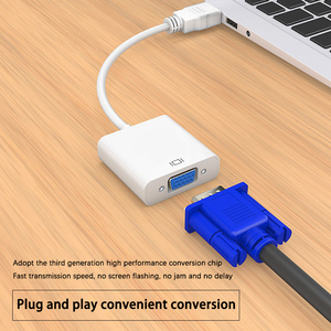 Кабель-конвертер HDMI-VGA 16 см с аудиовыходом и преобразователем питания для ТВ и компьютера, кабель ABS HD с выходным интерфейсом 3.55 и <span class=keywords><strong>Micro</strong></span> <span class=keywords><strong>USB</strong></span> - Product Image 4
