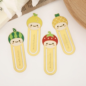 Nouveaux Marque-pages en Laiton Émaillé Doux et Mignon, Motifs Animaux de Dessins Animés Dorés, Idéaux pour les Cadeaux de Fêtes - Product Image 4