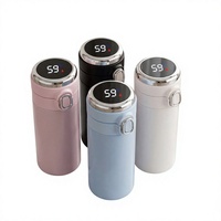 Bouteille d'eau intelligente en acier inoxydable à double paroi avec logo personnalisé, gourde isotherme de luxe avec affichage LED de la température, idéale pour la rentrée scolaire