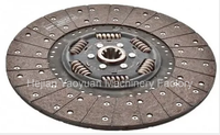 Disque d'embrayage pour camion lourd 1878000036 1375593 504034993 395mm 10T, plaque d'embrayage compatible avec DAF CF65 LF45 LF55 IVECO-Trucks