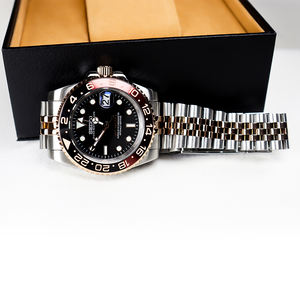 Orologio da Polso di Lusso GMT a Prezzo di Fabbrica, Spessore 12, Movimento Nh35, Orologio Meccanico con Logo Personalizzato - Product Image 2