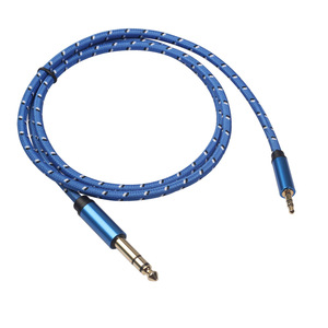 <span class=keywords><strong>Cable</strong></span> <span class=keywords><strong>auxiliar</strong></span> de Audio Coaxial de 2m TRS 6,35mm macho 3,5mm AUX macho Jack para proyector Cámara micrófono coche altavoz ordenador PVC - Product Image 3