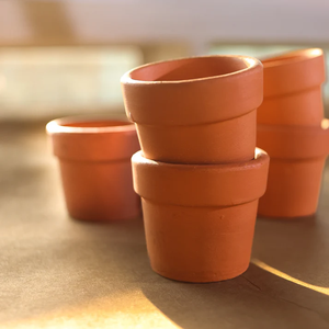 Juego de 12 Macetas de Terracota Hechas a Mano para Plantas en Miniatura, para Cultivo de Suculentas, Cactus, Hierbas, Interior y Exterior - Product Image 1