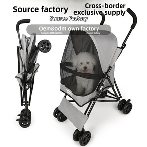 <span class=keywords><strong>Poussette</strong></span> pliable légère pour animaux de compagnie (chats et chiens) – Capacité de charge 10 kg – Commerce transfrontalier - Product Image 2