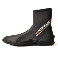 Bottes de plongée en néoprène 7 mm pour eau froide, bottes thermiques montantes antidérapantes pour combinaison de plongée, fabrication OEM, grandes tailles disponibles