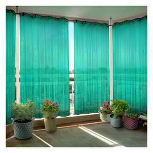 Eyelet HDPE Outdoor <b>Curtains</b> 150 GSM with UV Protection and Weather Resistant Performance for Balconies Patios and Outdoor Space - Product Image 1