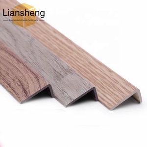 PVC Hạt Gỗ Sàn TRIM Nhựa Hình Chữ L Tầng Cạnh Dải Bằng Gỗ Hạt Nhựa Trang Trí Hồ Sơ Cho Sàn - Product Image 3