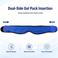 Fourniture en gros : Compresse faciale médicale réutilisable en gel pour thérapie maxillaire, avec sangle réglable, pour soins dentaires (compresse chaude ou froide) à usage domestique