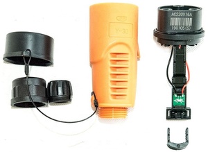 <span class=keywords><strong>Connecteur</strong></span> de <span class=keywords><strong>charge</strong></span> de batterie avec interrupteur interne YEEDA Y-30 (3 pôles), prise et fiche 110V AC / 220V AC - 16A - Product Image 6