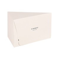 Boîtes triangulaires pour tranches de gâteau, emballage jetable pour mousse au chocolat et cheesecake basque, conteneur à emporter pour boulangerie commerciale