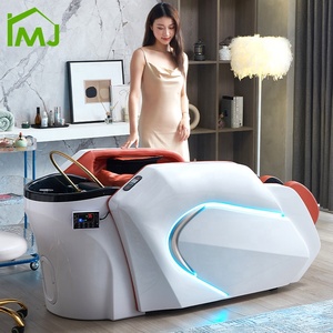 Lujo eléctrico de cuerpo completo cómoda mesa de masaje peluquería champú cama de spa - Product Image 3