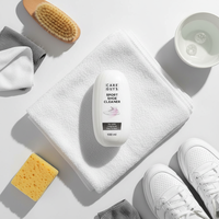 Kit de Cuidado de Calzado Fácil de Usar para Zapatillas Deportivas, Limpieza Blanca con Cepillo y Espuma, Portátil e Impermeable para Cuero