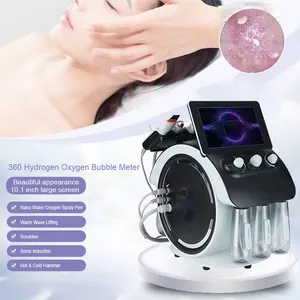 6 en 1 Blanchiment de la peau Instrument de sculpture portable Nettoyage en profondeur de la peau du visage par pulvérisation Haute vitesse Augmenter la vitalité de la peau pour les salons