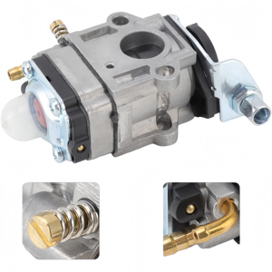 <span class=keywords><strong>Carburateur</strong></span> <span class=keywords><strong>2</strong></span> <span class=keywords><strong>temps</strong></span> de qualité supérieure, alésage de 15 mm, pièce de rechange pour outil de jardin pour débroussailleuse 1E40F-5 40-5 1E40-5 43CC 52CC MP15 - Product Image 2