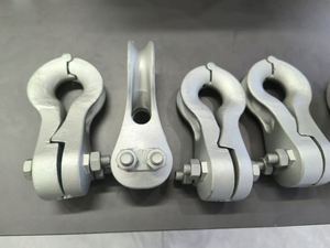 Abrazadera de grillete de hierro fundido personalizada OEM para cuerda de alambre, de alta resistencia, fundición en arena, componentes de elevación y aparejos de fábrica - Product Image 5