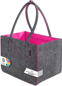 Sac fourre-tout pliable en polyester robuste avec poignée, design européen multifonctionnel pour les voyages et les courses - Product Image 2