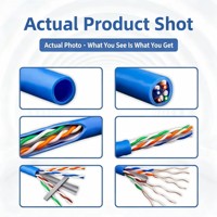 Cable de Red Ethernet Cat5e UTP 24AWG de 305m (1000 pies) con Caja de Fácil Extracción, CCA, para Conexión de Router en Hogar u Oficina, Venta al Por Mayor Autorizada