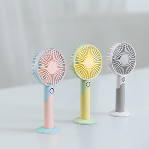 New Fashion Contrast Color Rechargeable Portable air Cooler <b>Mini</b> Handheld <b>Fan</b> for Home Use - Product Image 2